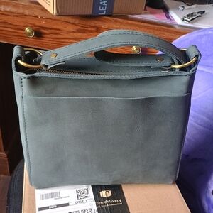 Portlant Leather Goods Storm Triangle Shoulder Bag